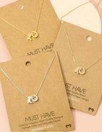 Cowboy Boots Horse Shoe Charm Necklace