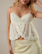 Lace Trim Cami Top