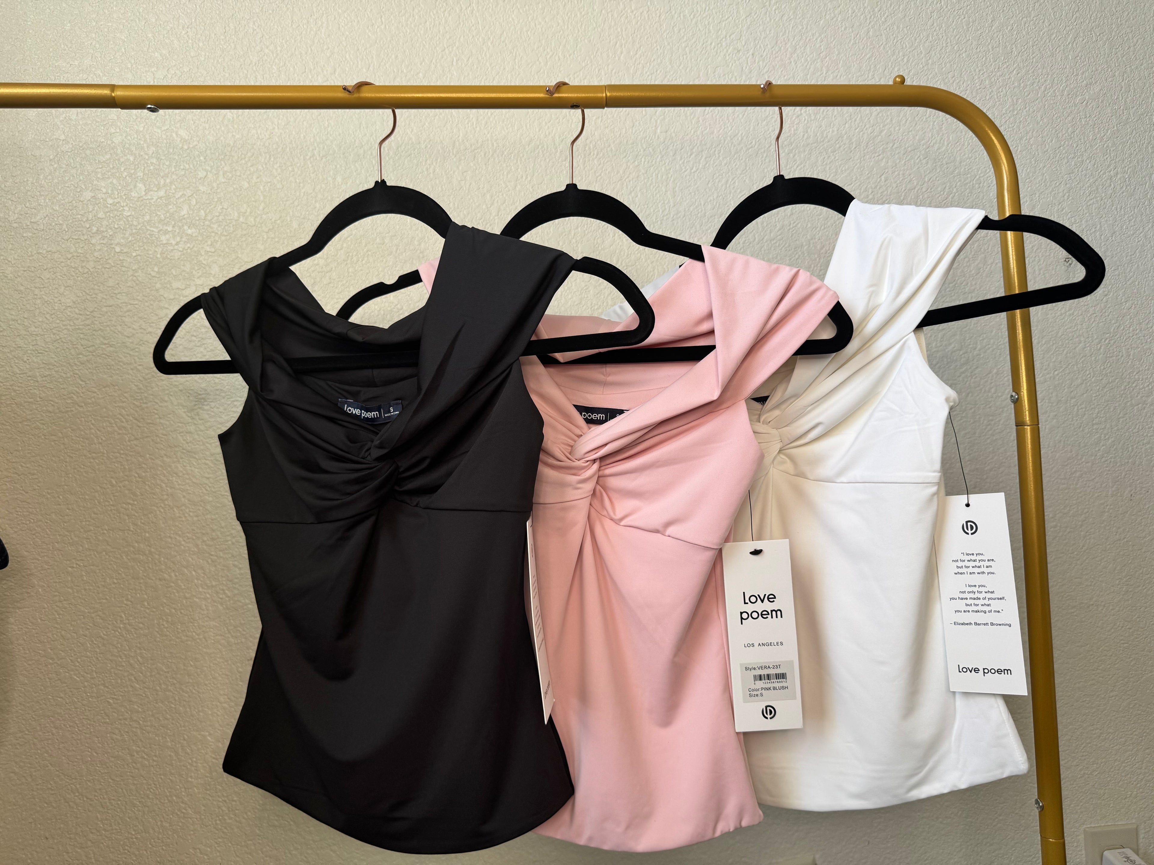 Double Layer Off Shoulder Twist Front Top