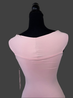 Double Layer Off Shoulder Twist Front Top