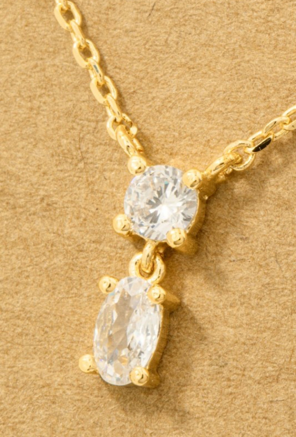 Oval Pendant Necklace