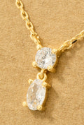 Oval Pendant Necklace