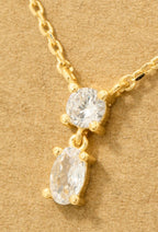Oval Pendant Necklace
