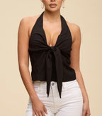 Knot Halter Vest Top